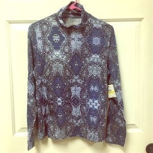 Paisley Turtleneck